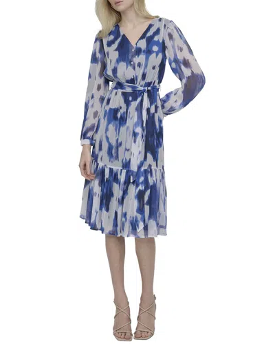 Dkny Fit & Flare Dress In Black