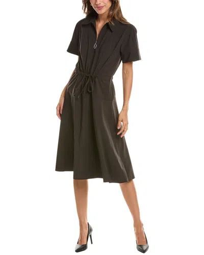 Dkny Fit & Flare Shirt Dress In Multi