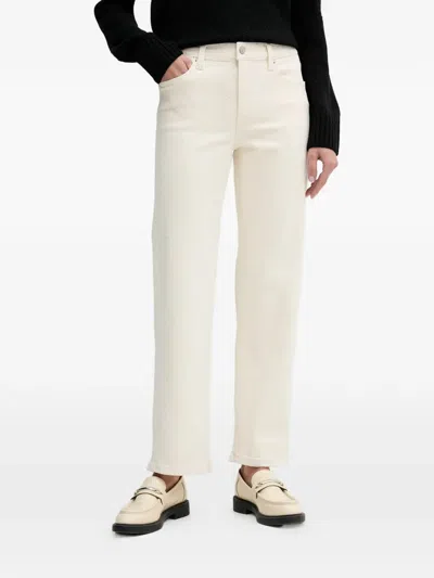 Dkny Five-pocket Jeans In Yellow