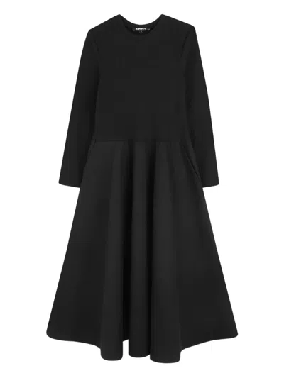 Dkny Kids' Flared Dress In Black