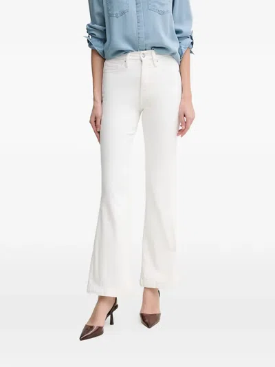 Dkny Flared Jeans In White