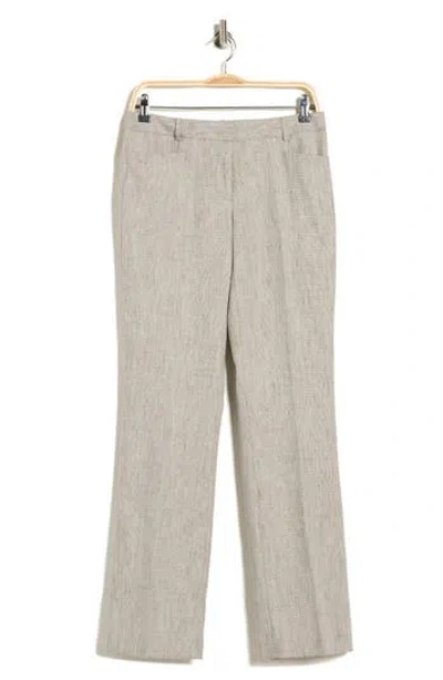 Dkny Flat Front Pants In Gray