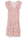 花卉印花迷你连衣裙