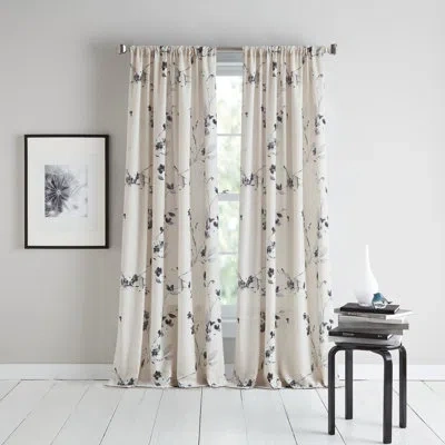 Dkny Fontana Mid Grey Curtain Panel Pair In Gray