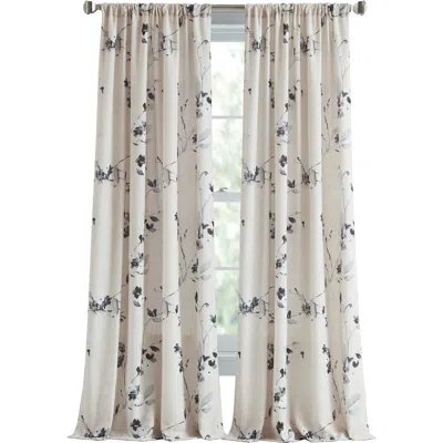 Dkny Fontana Set Of 2 Curtain Panels In Grey