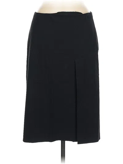 Pre-owned Dkny Formal Skirt In Black