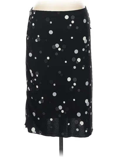 Pre-owned Dkny Formal Skirt In Black