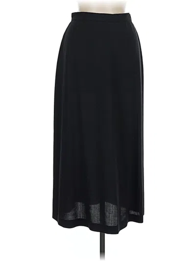Pre-owned Dkny Formal Skirt In Black
