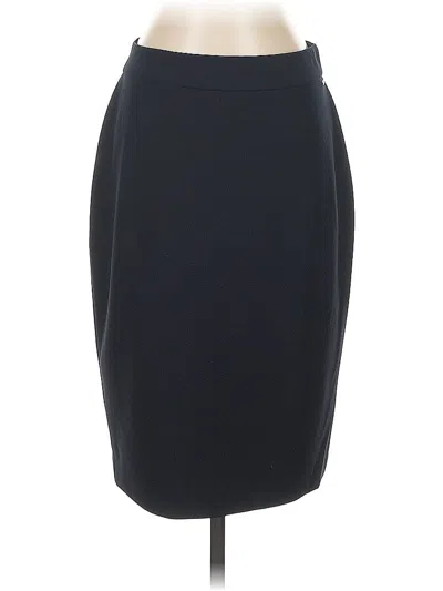 Pre-owned Dkny Formal Skirt In Black