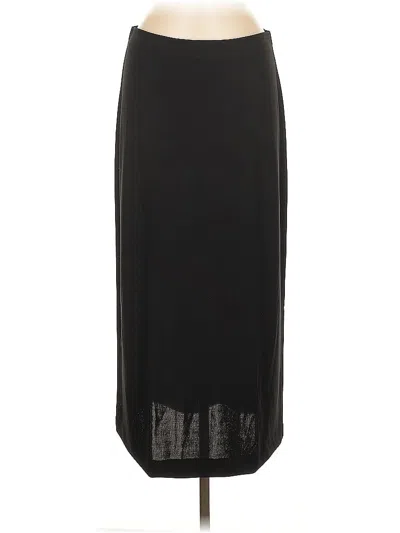 Pre-owned Dkny Formal Skirt In Black