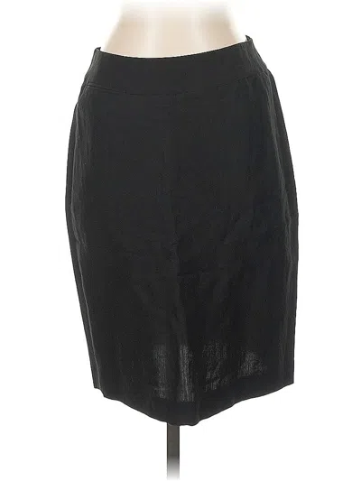 Pre-owned Dkny Formal Skirt In Black
