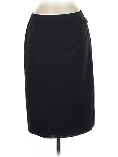 Pre-owned Dkny Formal Skirt In Black