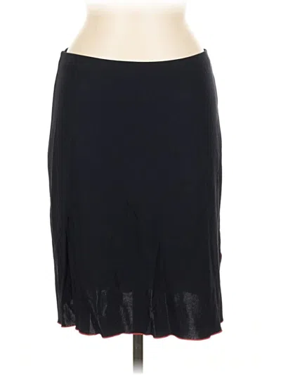 Pre-owned Dkny Formal Skirt In Black