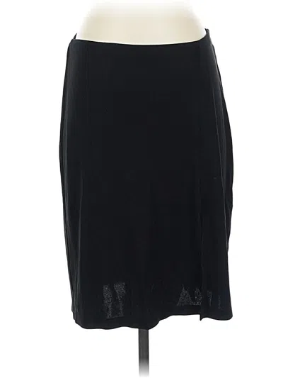 Pre-owned Dkny Formal Skirt In Black