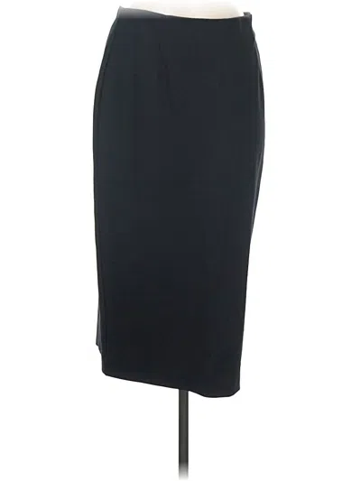 Pre-owned Dkny Formal Skirt In Black