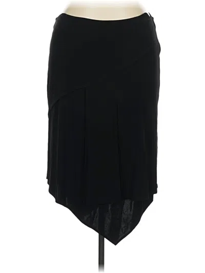 Pre-owned Dkny Formal Skirt In Black