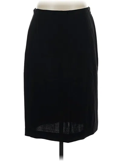 Pre-owned Dkny Formal Skirt In Black