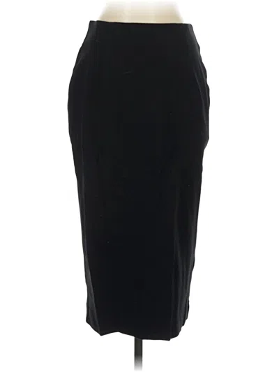 Pre-owned Dkny Formal Skirt In Black