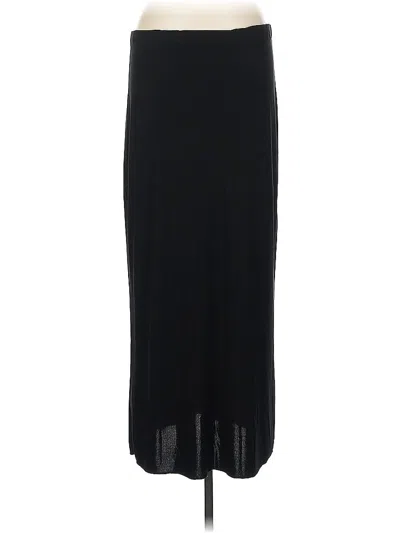 Pre-owned Dkny Formal Skirt In Black
