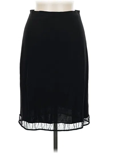 Pre-owned Dkny Formal Skirt In Black