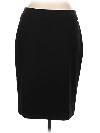 Pre-owned Dkny Formal Skirt In Black