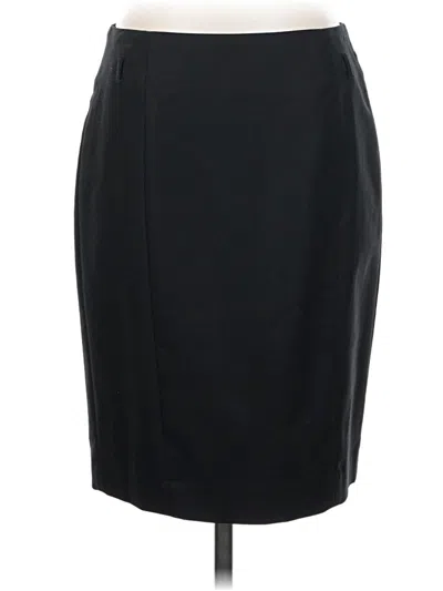 Pre-owned Dkny Formal Skirt In Black
