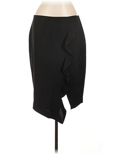 Pre-owned Dkny Formal Skirt In Black