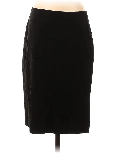 Pre-owned Dkny Formal Skirt In Black