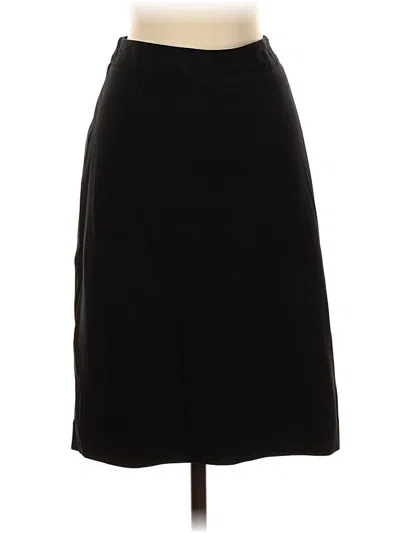 Pre-owned Dkny Formal Skirt In Black