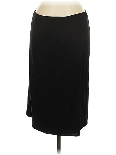 Pre-owned Dkny Formal Skirt In Black