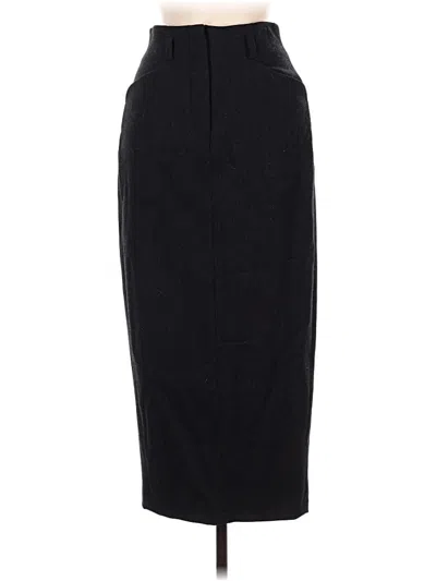 Pre-owned Dkny Formal Skirt In Black