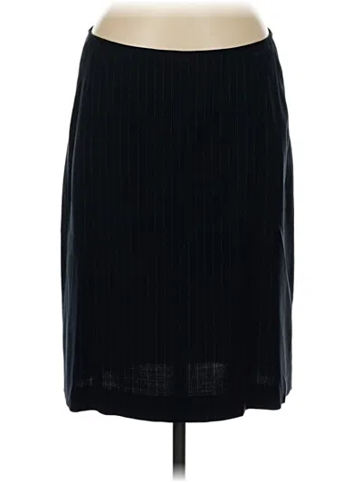 Pre-owned Dkny Formal Skirt In Black
