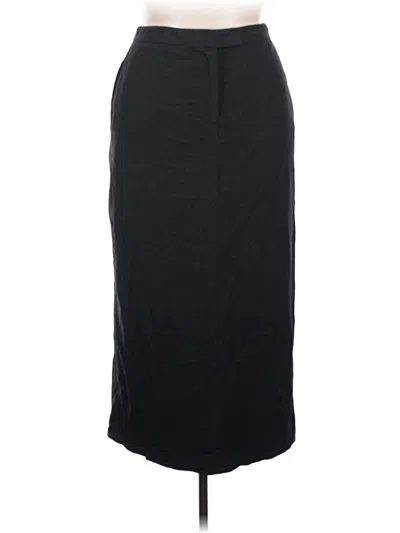 Pre-owned Dkny Formal Skirt In Black