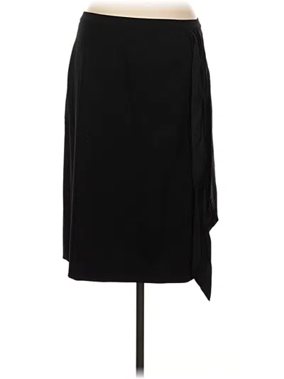 Pre-owned Dkny Formal Skirt In Black
