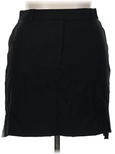 Pre-owned Dkny Formal Skirt In Black
