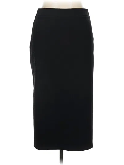 Pre-owned Dkny Formal Skirt In Black