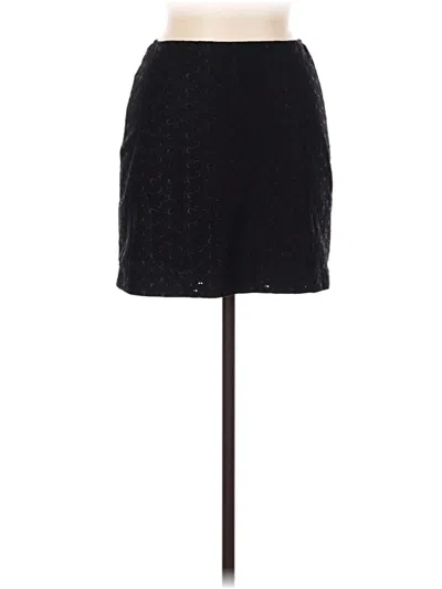 Pre-owned Dkny Formal Skirt In Black