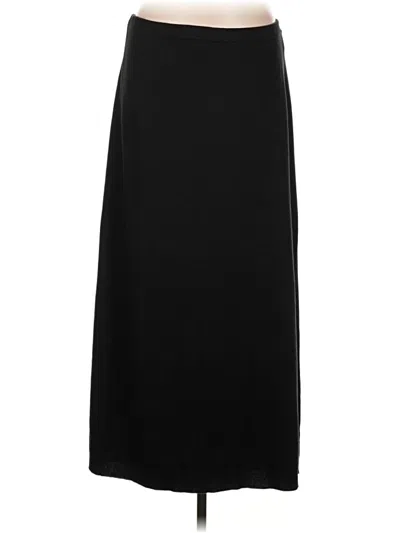 Pre-owned Dkny Formal Skirt In Black