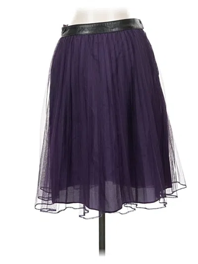 Pre-owned Dkny Formal Skirt In Purple