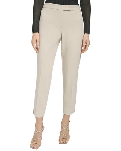 Dkny Foundation Slim Pant In White