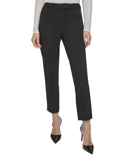 Dkny Foundation Slim Pant In Blk-black