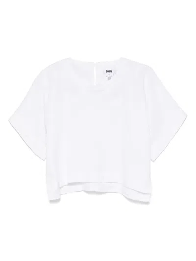 Dkny Foundations T-shirt In Weiss