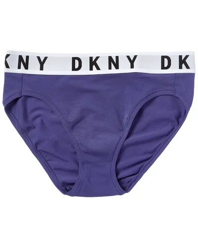 Dkny French Cut Bikini In Blue