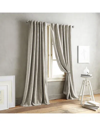 Dkny Front Row Sheer Curtain In Gray