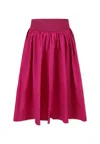 Dkny Fuchsia Skirt For Girl With Logo In Fuchsia