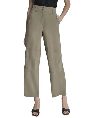 Dkny Fuji Two Button Pant In Green