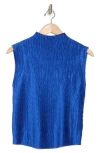 Dkny Funnel Neck Pleated Woven Top