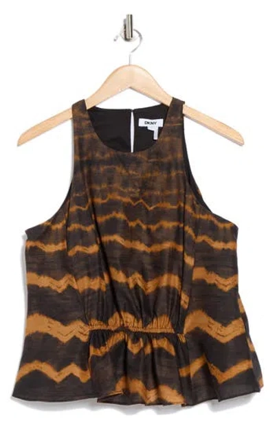 Dkny Gathered Front Cotton Voile Tank