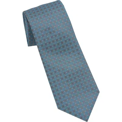 Dkny Geometric Tie In Blue