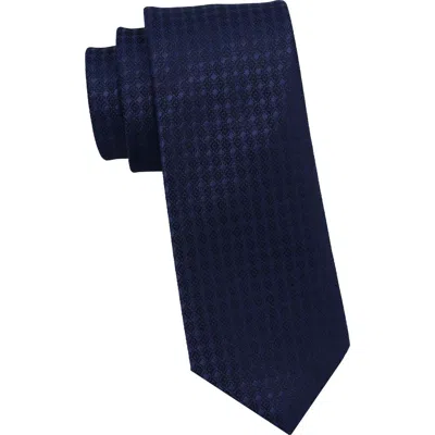 Dkny Geometric Tie In Navy